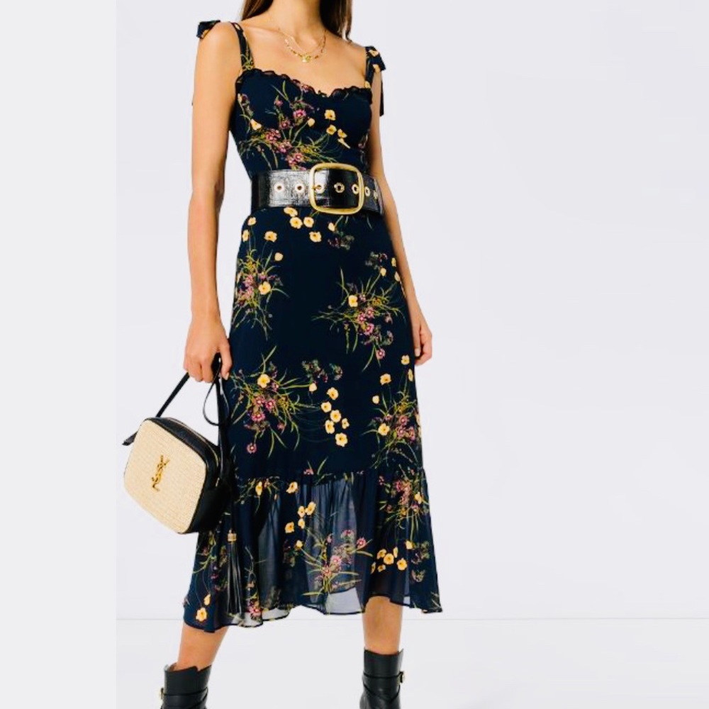 REFORMATION NIKITA FLORAL DRESS SIZE 12.